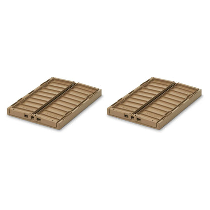 Liewood Weston Storage Box S 2er-Pack Oat