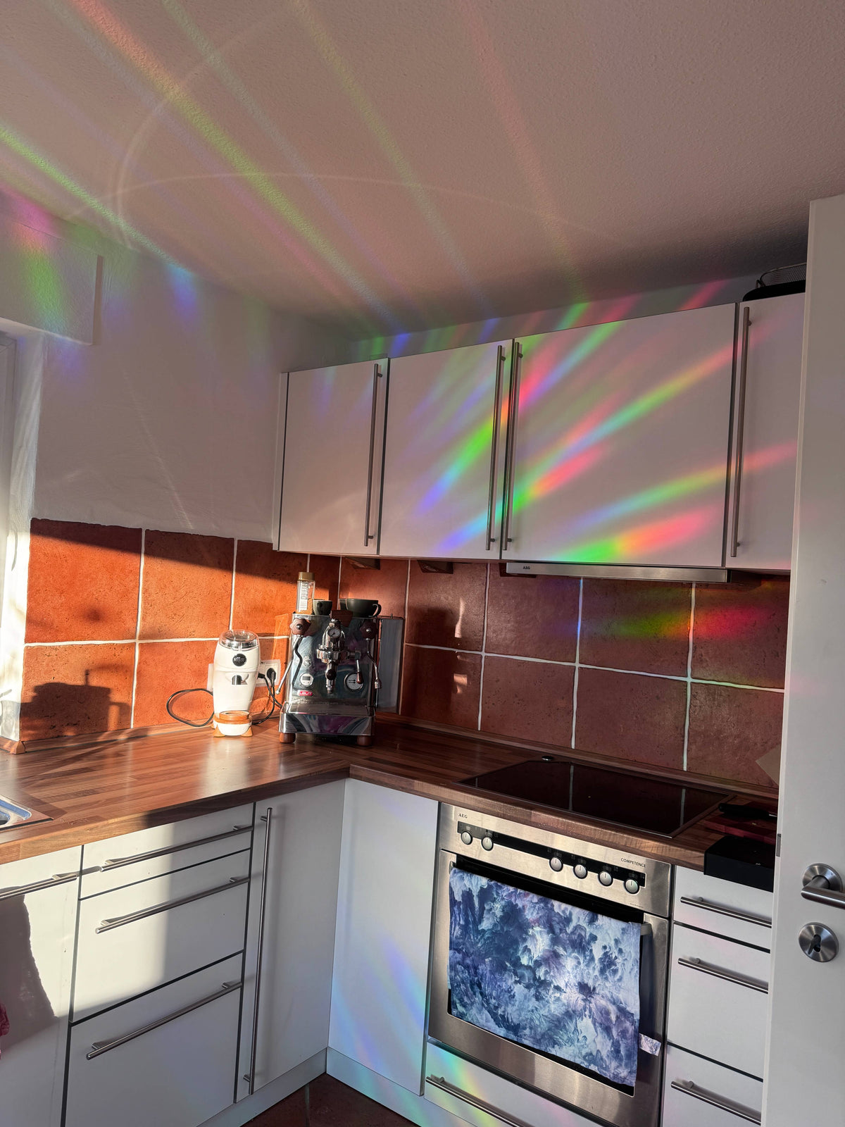 Sonnenfänger Fensteraufkleber „Diamant“ Regenbogenmacher Prisma