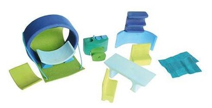 Grimm‘s Bauhaus blau/grün