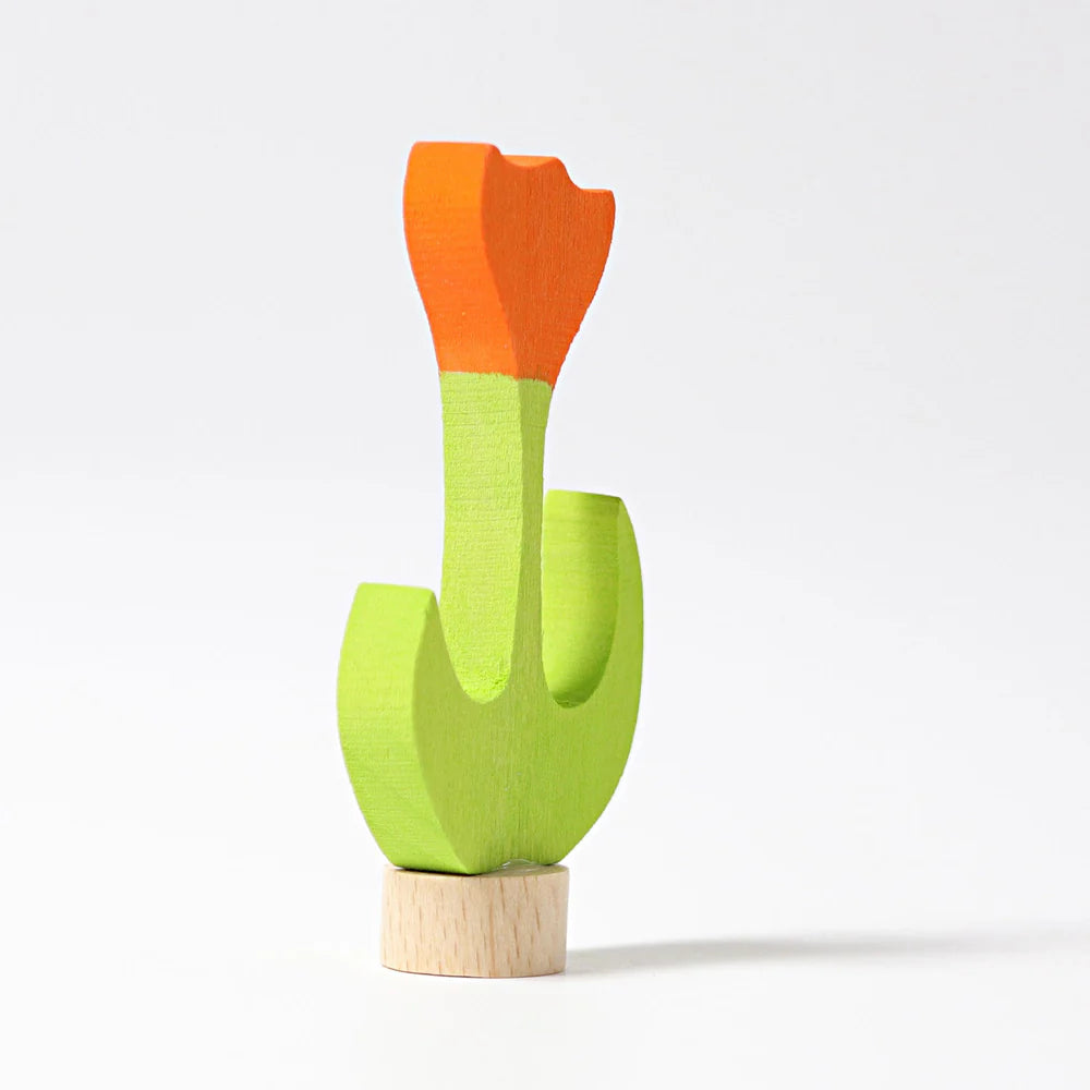 Grimms Steckfigur Tulpe orange