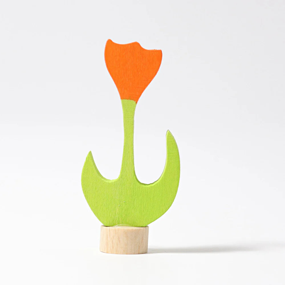 Grimms Steckfigur Tulpe orange
