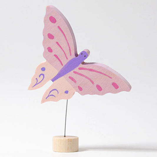 Grimms Steckfigur rosa Schmetterling