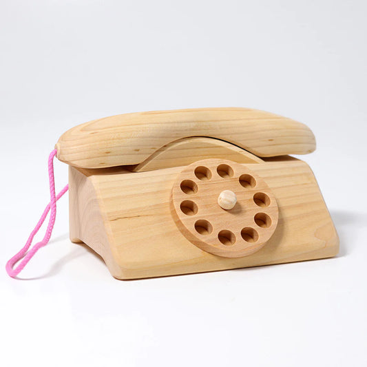Grimms Telefon mit Glocke Holz