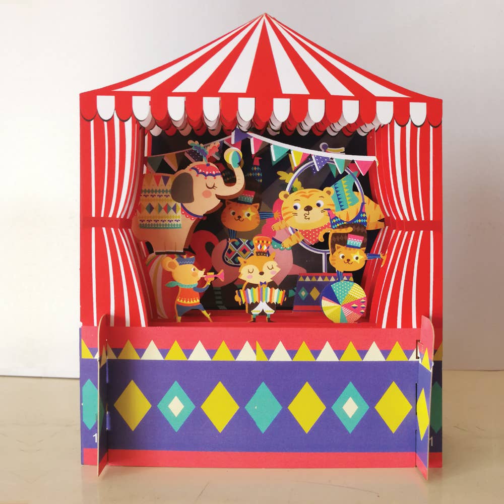 Pop-up-Karte Zirkus