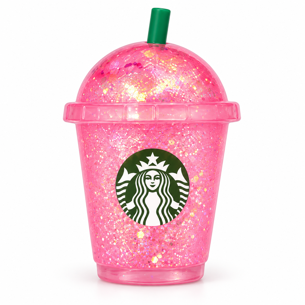 Squishy Cup mit Glitzer | rosa, blau, violett und grün
