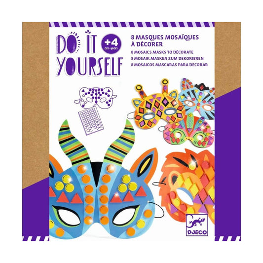 Djeco Do It Yourself 8 Masques Mosaiques