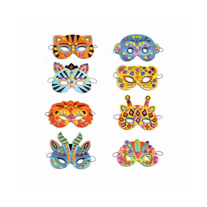 Djeco Do It Yourself 8 Masques Mosaiques