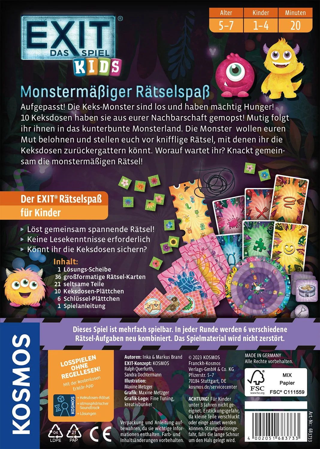 Exit Das Spiel Kids - Monstermäßiger Rätselspaß
