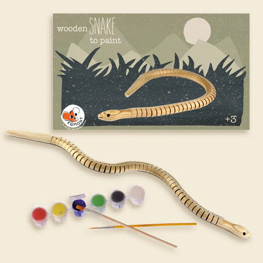 Egmont Toys Holzschlange zum Bemalen