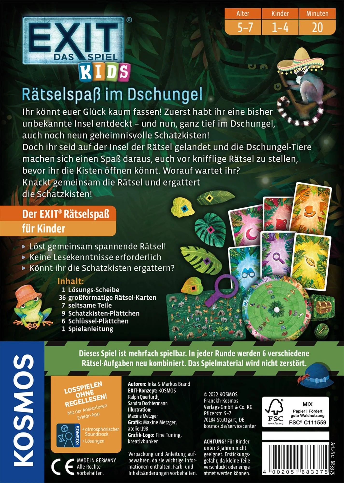 Exit Das Spiel Kids - Rätselspaß im Dschungel