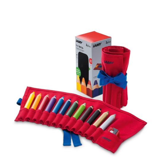 Lamy 3 in 1 3plus 12 Farbstifte in Stoffrolle