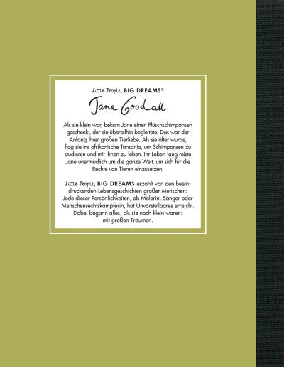 Little People, BIG DREAMS Jane Goodall