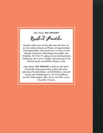 Little People, BIG DREAMS Rosalind Franklin