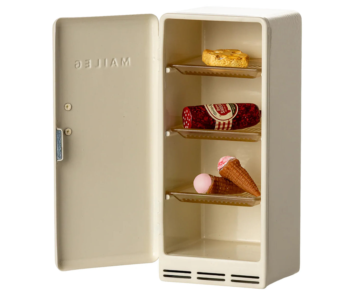 Maileg Kühlschrank, Maus Creme