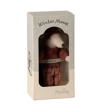 Maileg Wintermaus mit Skiset, Große Schwester
