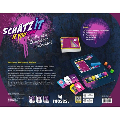 moses Schätz it - if you can - Quizspiel