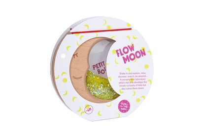 Petit Boum Sensorik-Spielzeug Mond gelb