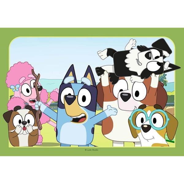 RAVENSBURGER – 2 x 12-teiliges Puzzle Bluey