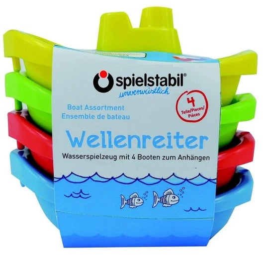 Spielstabil Wellenreiter Minibootset 4-teilig
