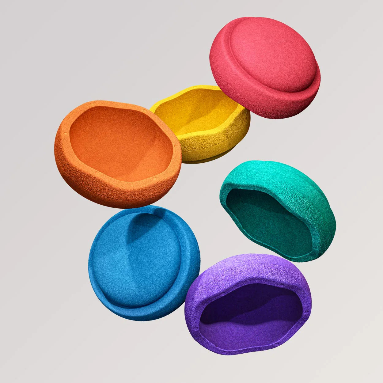 Stapelstein Original rainbow classic 6er Set