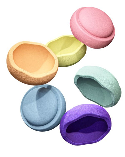 Stapelstein Original rainbow pastel 6er Set