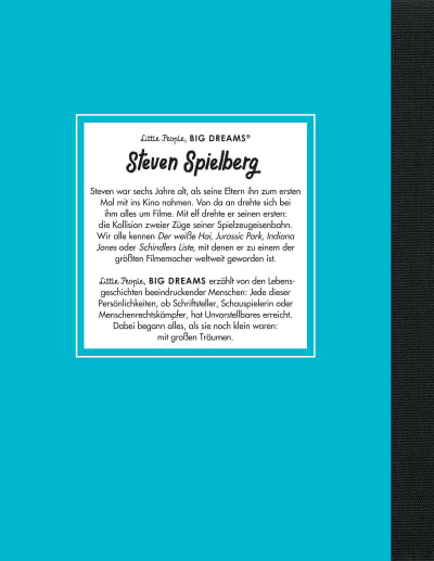 Little People, BIG DREAMS - Steven Spielberg
