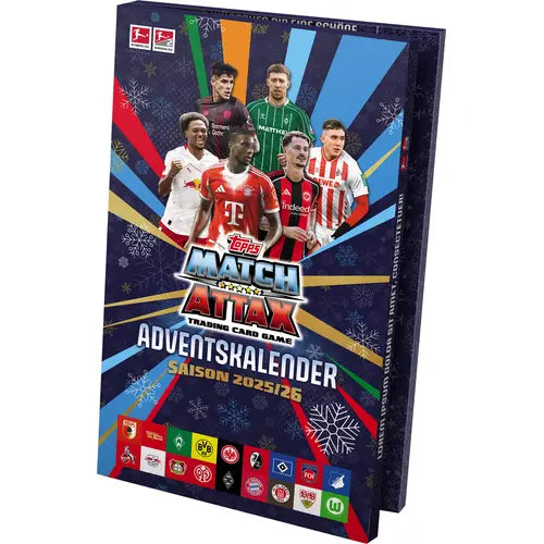 topps Match Attax Adventskalender Bundesliga Saison 2025/26