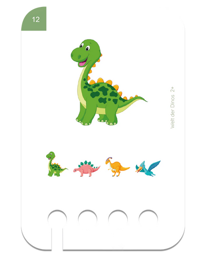 Kölner Lernspielverlag - Erste Übungen - Welt der Dinos, 2+