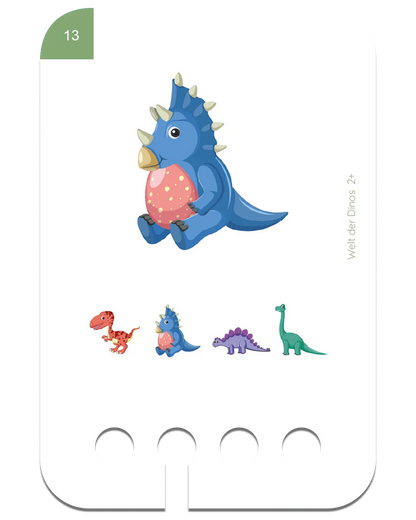Kölner Lernspielverlag - Erste Übungen - Welt der Dinos, 2+
