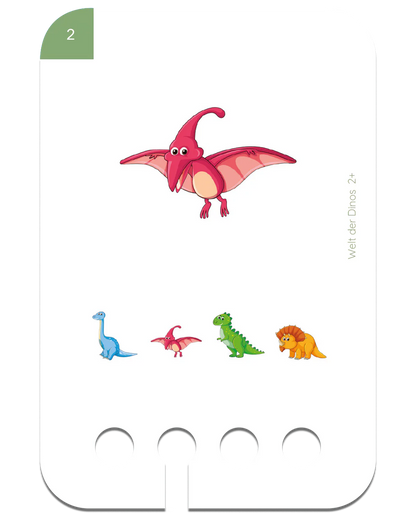 Kölner Lernspielverlag - Erste Übungen - Welt der Dinos, 2+