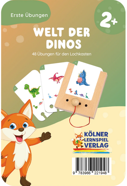Kölner Lernspielverlag - Erste Übungen - Welt der Dinos, 2+